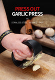 Stainless Steel Garlic Press