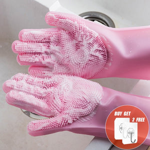 Silicone Magic Cleaning Gloves