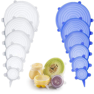 6PCS Silicone Stretch Lids