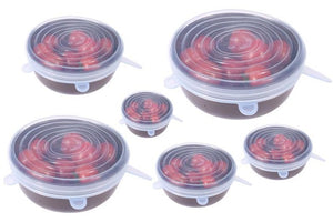 6PCS Silicone Stretch Lids